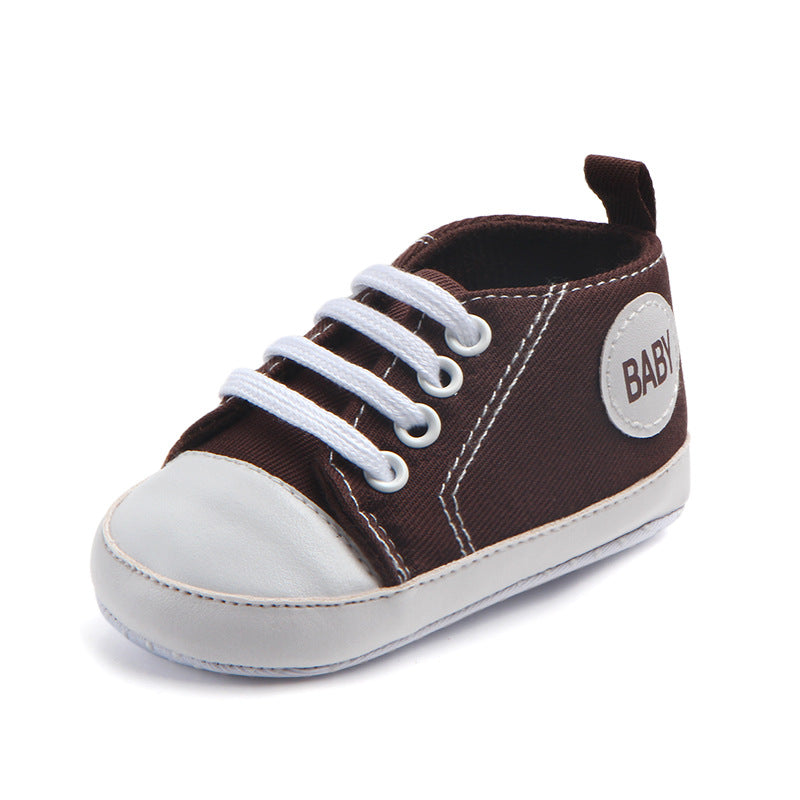 Canvas Sports Sneakers Soft Sole Baby First Walkers