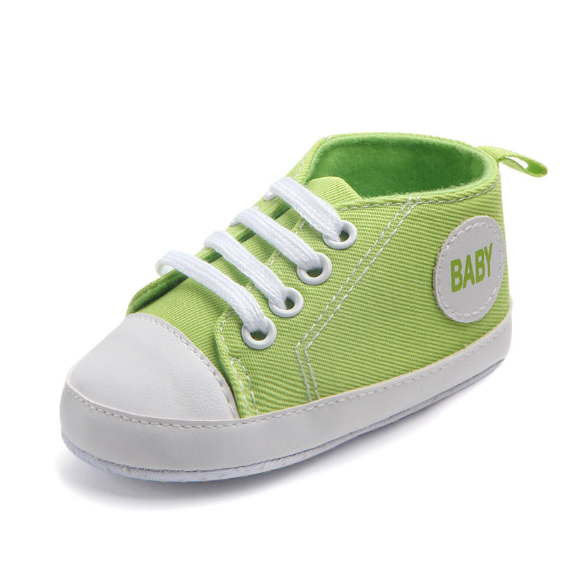 Canvas Sports Sneakers Soft Sole Baby First Walkers