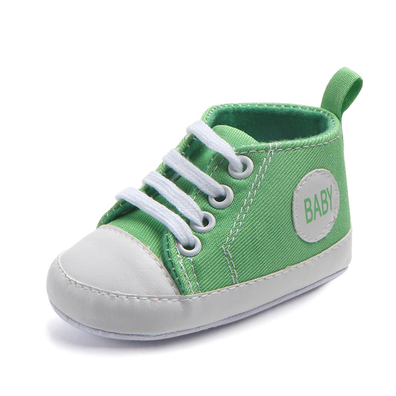 Canvas Sports Sneakers Soft Sole Baby First Walkers