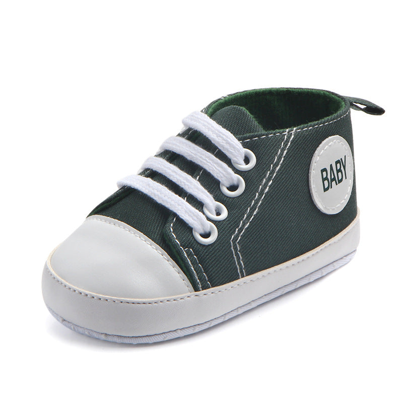 Canvas Sports Sneakers Soft Sole Baby First Walkers