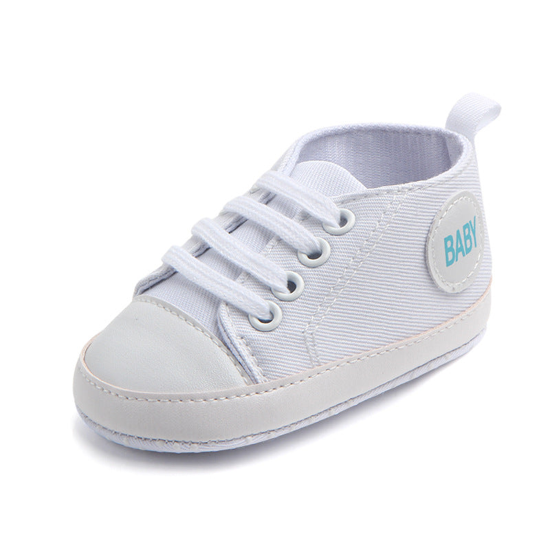 Canvas Sports Sneakers Soft Sole Baby First Walkers