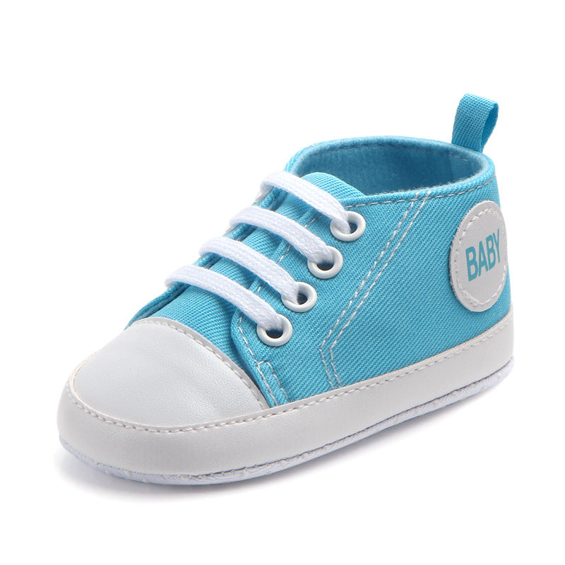 Canvas Sports Sneakers Soft Sole Baby First Walkers