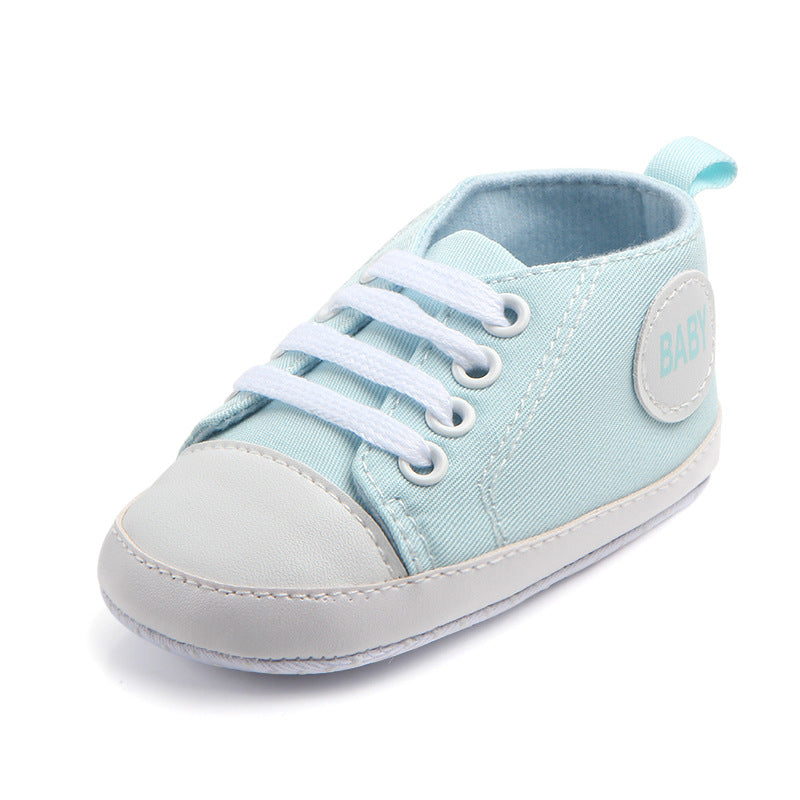 Canvas Sports Sneakers Soft Sole Baby First Walkers