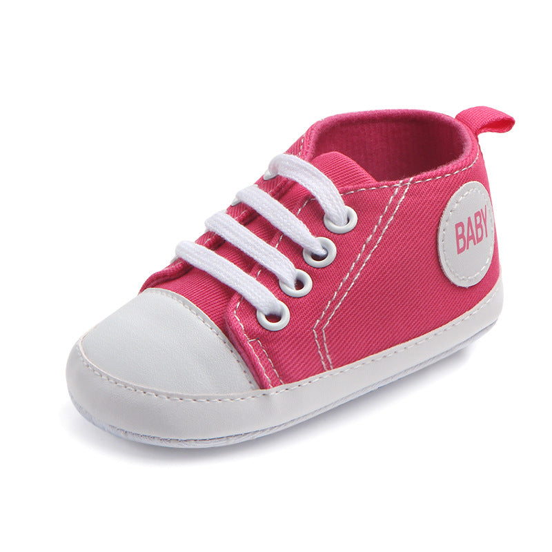 Canvas Sports Sneakers Soft Sole Baby First Walkers