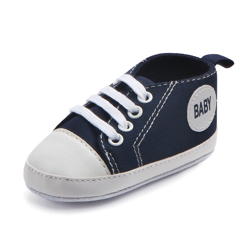 Canvas Sports Sneakers Soft Sole Baby First Walkers
