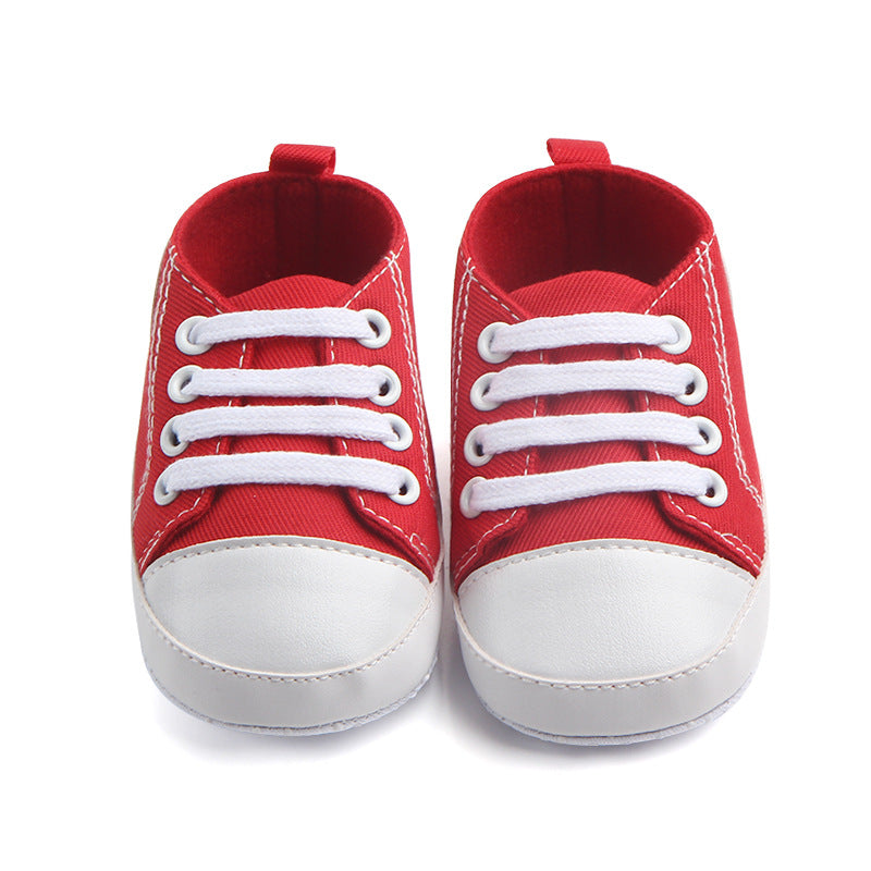 Canvas Sports Sneakers Soft Sole Baby First Walkers