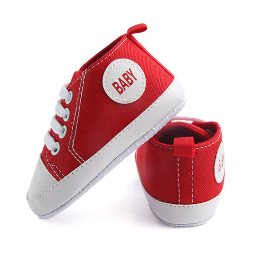 Canvas Sports Sneakers Soft Sole Baby First Walkers