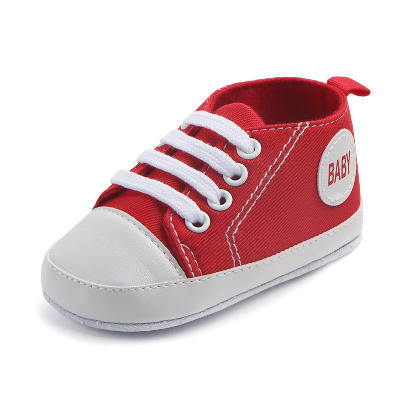 Canvas Sports Sneakers Soft Sole Baby First Walkers