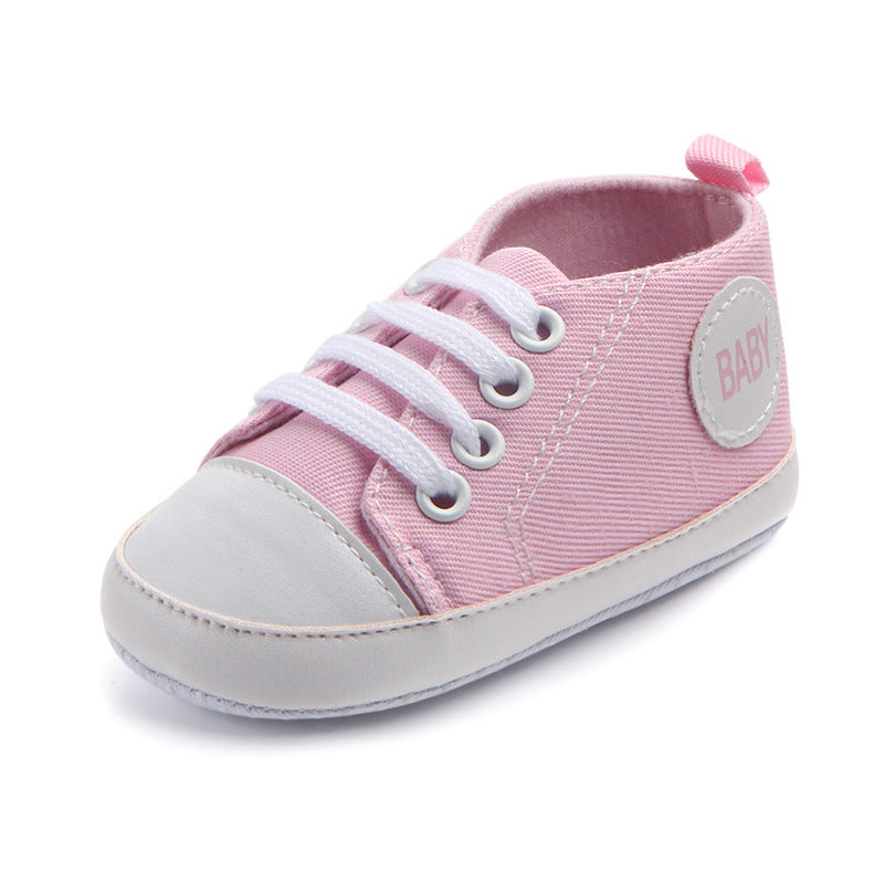 Canvas Sports Sneakers Soft Sole Baby First Walkers