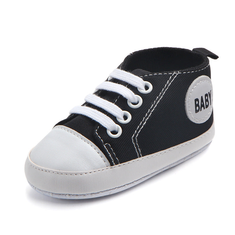 Canvas Sports Sneakers Soft Sole Baby First Walkers