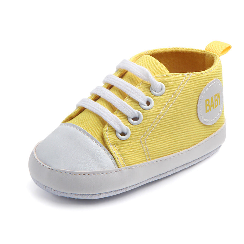 Canvas Sports Sneakers Soft Sole Baby First Walkers