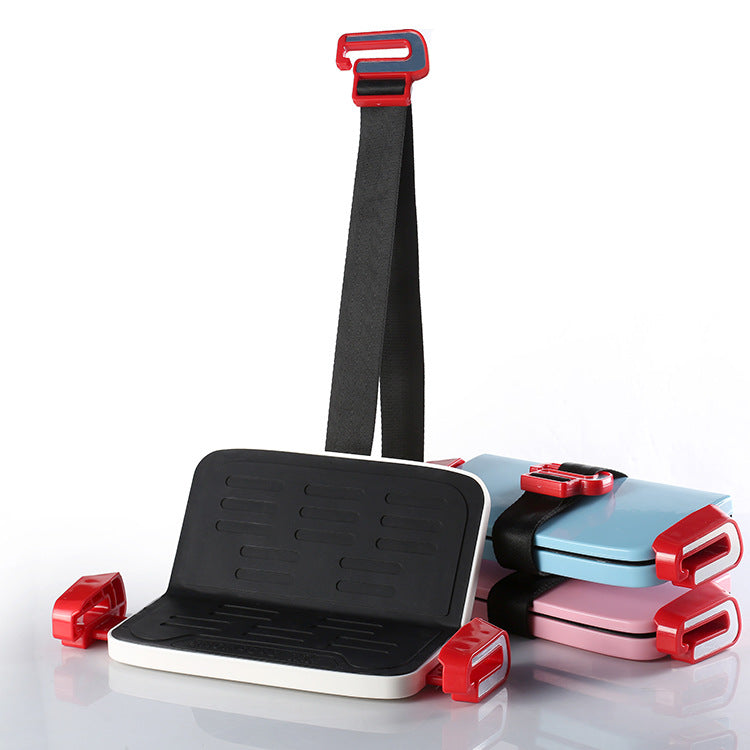 Portable Foldable Kids Safety Car Seat with Adjustable Strap