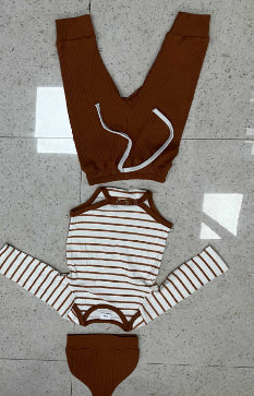 Long Pants Hat Long Sleeved Jumpsuit Set