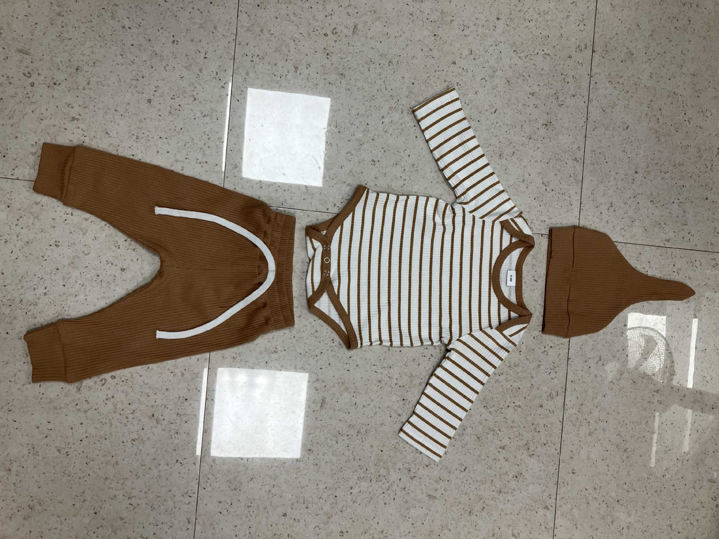 Long Pants Hat Long Sleeved Jumpsuit Set